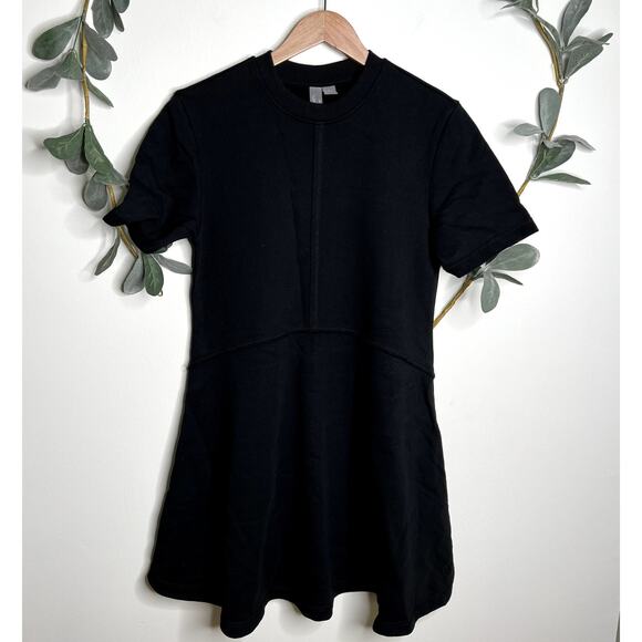 Sweaty Betty Black Revive Tee Dress - Picture 1 of 5